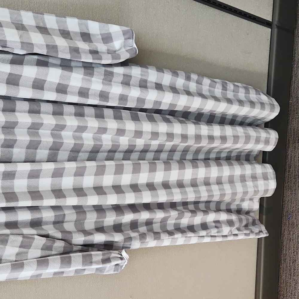 Lanz Of Salzburg Gray And White Nightgown Size Large - Picture 8 of 14